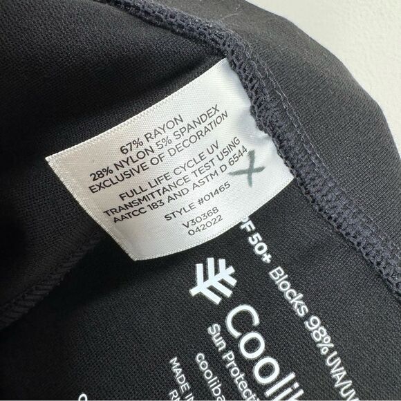 Coolibar Cove Ponte Pants Black Stretch UPF 50+ Women’s Size Medium - Picture 6 of 7